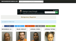 Desktop Screenshot of montgomerymugshots.com